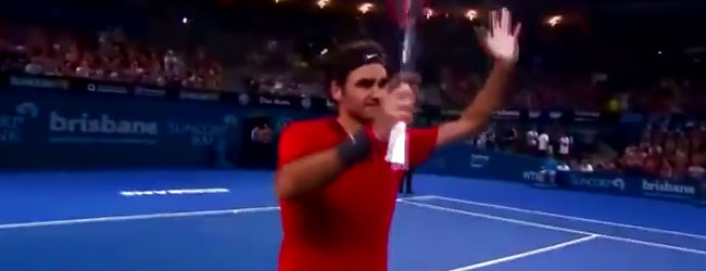 Roger Federer registra siete ases seguidos