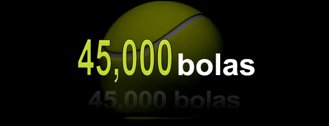 45,000 bolas