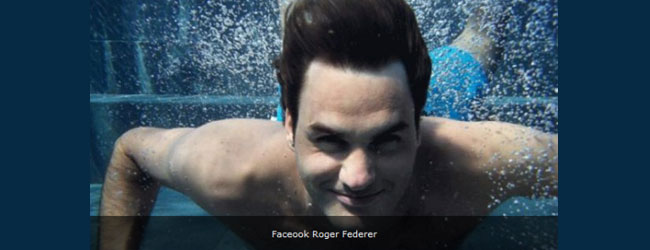 Federer disfruta sus vacaciones