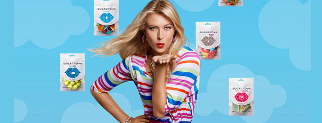 Sharapova ahora vende dulces