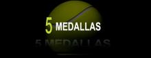 5 MEDALLAS