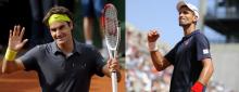 Djokovic y Federer avanzan con dificultad
